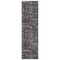 World Rug Gallery Contemporary Boho Stripes Non Shedding Soft Area Rug 2' x 7' Black 396BLACK2x7 - alternate 6